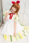 apron cosplay dress hairbow hirasawa_yui k-on! petticoat scarf yaya rating:Safe score:0 user:pixymisa