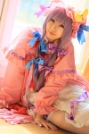 amatsuka_miyu cosplay dress hat patchouli_knowledge purple_hair robe thighhighs touhou rating:Safe score:0 user:nil!