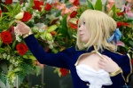blonde_hair cosplay dress fate/series fate/stay_night jacket maropapi saber rating:Safe score:0 user:nil!