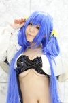 blue_hair bodysuit cosplay dizzy guilty_gear hairbows risa_(ii) rating:Safe score:1 user:pixymisa