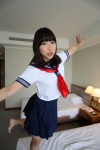 blouse emi miniskirt pleated_skirt sailor_uniform scarf school_uniform skirt rating:Safe score:0 user:pixymisa