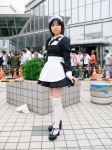 apron costume fujisaki_tomoka hairband maid maid_uniform thighhighs rating:Safe score:0 user:nil!