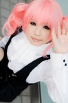 blouse cosplay inu_boku_secret_service jumper pink_hair roromiya_karuta school_uniform shirayuki_himeno twintails rating:Safe score:0 user:xkaras