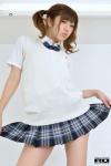 blouse pleated_skirt rq-star_820 school_uniform shinjyo_chitose skirt skirt_lift sweater_vest twintails rating:Safe score:1 user:nil!