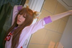 animal_ears blouse cosplay horo narumi_lain spice_and_wolf vest wolf_ears wolf's_garden rating:Safe score:0 user:nil!