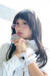 blouse cosplay glasses hairband lollipop looking_over_glasses tagme_character tagme_series zero_inch rating:Safe score:0 user:nil!