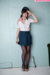 black_legwear blouse flight_attendant haduki_ran hat miniskirt neckerchief pantyhose skirt rating:Safe score:1 user:nil!
