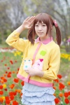 blouse cosplay miniskirt mochizuki_mai skirt stuffed_animal tagme_character tagme_series twintails rating:Safe score:0 user:nil!