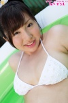 bikini_top cleavage kiryu_asami ponytail pool swimsuit wet rating:Safe score:1 user:nil!