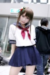 cosplay ichigo_100 kagami_sou kitaoji_satsuki pantyhose pleated_skirt sailor_uniform school_uniform skirt rating:Safe score:0 user:Log