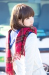 aki_(iv) anegasaki_nene cosplay love_plus sailor_uniform scarf school_uniform sweater rating:Safe score:0 user:pixymisa