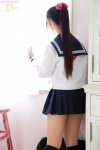 bag izumi_hiyori kneesocks pleated_skirt ponytail sailor_uniform school_uniform shirt skirt rating:Safe score:1 user:zopo