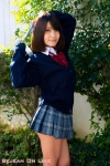 blouse bookbag cardigan kishi_asuka pleated_skirt school_uniform skirt rating:Safe score:1 user:nil!