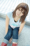 aihara_sakuto boots cosplay jeans k-on! tainaka_ritsu tshirt rating:Safe score:0 user:nil!