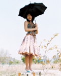 camisole kawamura_yukie miss_actress skirt umbrella rating:Safe score:0 user:nil!