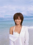 beach bikini blouse cleavage ocean open_clothes swimsuit wet yasuda_misako ys_web_10 rating:Safe score:0 user:nil!