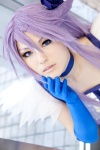 bow choker cosplay cure_moonlight dress flower heartcatch_precure! mitsuto one_elbow_glove pretty_cure purple_hair tsukikage_yuri rating:Safe score:0 user:pixymisa
