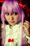 al_azif cosplay cuffs demonbane dress hair_ribbons lace purple_hair ribbons ruffles tsugihagi_mishin rating:Safe score:0 user:nil!