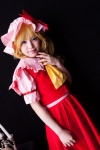 blonde_hair blouse cosplay eastern_fran flandre_scarlet hat skirt suzuka touhou vest rating:Safe score:0 user:nil!