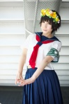 armband cosplay headband matsuko pleated_skirt sailor_uniform school_uniform skirt to_aru_kagaku_no_railgun uiharu_kazari rating:Safe score:0 user:nil!