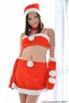 arm_warmers bikini_top choker miniskirt santa_costume skirt stocking_cap swimsuit yuzuki_ai rating:Safe score:0 user:nil!