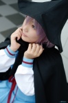 cape cosplay miniskirt nagato_yuki nagatsuki pleated_skirt purple_hair sailor_uniform school_uniform skirt suzumiya_haruhi_no_yuuutsu witch_hat rating:Safe score:0 user:nil!