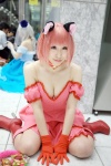 animal_ears cat_ears cosplay momomiya_ichigo pink_hair saki tokyo_mew_mew rating:Safe score:1 user:Log