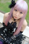 choker cosplay dress elbow_gloves gloves hairbow purple_hair rue tagme_character tagme_series thighhighs zettai_ryouiki rating:Safe score:1 user:nil!