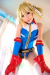 blonde_hair bodysuit cosplay gundam gundam_0079_card_builder higurashi_rin reiko_holinger thighhighs twintails rating:Safe score:2 user:nil!