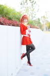 black_legwear cosplay dress hairband pantyhose red_hair tagme_character tagme_series yuzuki_akari rating:Safe score:7 user:nil!