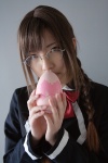 asakura_mizuki clala_(qma) cosplay glasses quiz_magic_academy school_uniform rating:Safe score:0 user:darkgray