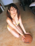 basketball bikini glasses swimsuit tokito_ami twintails rating:Safe score:0 user:nil!