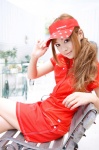 miniskirt natsukawa_jun polo skirt visor rating:Safe score:0 user:nil!