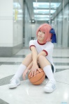 basketball cosplay gym_shorts gym_uniform hairbow minato_tomoka pantyhose pink_hair ro-kyu-bu! rui_(ii) socks rating:Safe score:0 user:pixymisa