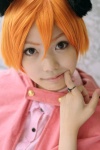 animal_ears blouse cosplay dog_ears forest hood kaieda_kae mayuzumi_kaoru orange_hair rating:Safe score:1 user:nil!