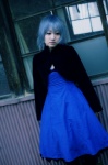 cosplay darker_than_black dress jacket pantyhose ponytail radori silver_hair yin rating:Safe score:0 user:nil!