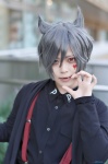 blouse cosplay horns jacket silver_hair suspenders tagme_character tagme_series teimaru rating:Safe score:0 user:nil!
