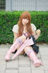 blouse boots cosplay miniskirt original saki skirt umbrella rating:Safe score:3 user:nil!