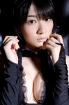 animal_ears bunny_ears cleavage corselet detached_sleeves mitsui_mayu rating:Safe score:0 user:nil!