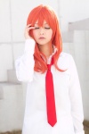 akashi_kaoru blouse cosplay miniskirt orange_hair skirt tie tometo_kamu zettai_karen_children rating:Safe score:1 user:pixymisa