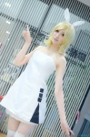 blonde_hair cosplay dress hairbow hair_clips kagamine_rin maron tagme_song thighhighs vocaloid zettai_ryouiki rating:Safe score:2 user:nil!
