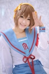 aira armband cosplay hairband hair_ribbons pleated_skirt sailor_uniform school_uniform skirt suzumiya_haruhi suzumiya_haruhi_no_yuuutsu rating:Safe score:0 user:nil!