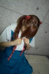 asuka_shuurai!! cosplay hair_pods jumper neon_genesis_evangelion sailor_uniform school_uniform soryu_asuka_langley twintails usa_hinako rating:Safe score:0 user:nil!