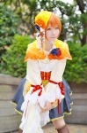 blouse cosplay hat hoshizora_rin kneehighs love_live!_school_idol_project ochaso orange_hair pleated_skirt skirt rating:Safe score:0 user:nil!