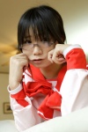 bed braid chocoball cosplay glasses hoshina_tomoko megane_musume sailor_uniform school_uniform to_heart rating:Safe score:0 user:nil!