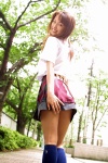 ass blouse costume dgc_0018 kneesocks nagamine_yuka pleated_skirt school_uniform skirt rating:Safe score:0 user:nil!