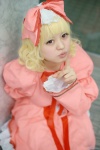blonde_hair cosplay dress hairbow hinaichigo neon rozen_maiden rating:Safe score:0 user:pixymisa