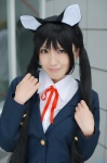 animal_ears blazer blouse cat_ears chamaro cosplay k-on! nakano_azusa school_uniform twintails rating:Safe score:1 user:nil!