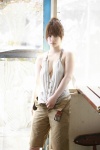 cleavage halter_top nakajima_airi open_clothes shorts wanibooks_75 rating:Safe score:0 user:nil!