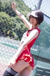 ass cosplay dress iiniku_ushijima original thighhighs visor zettai_ryouiki rating:Safe score:9 user:nil!